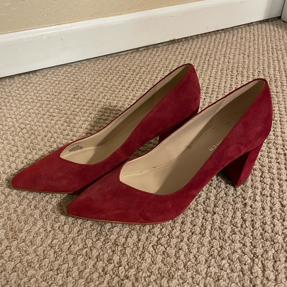 Red Marc fisher heels